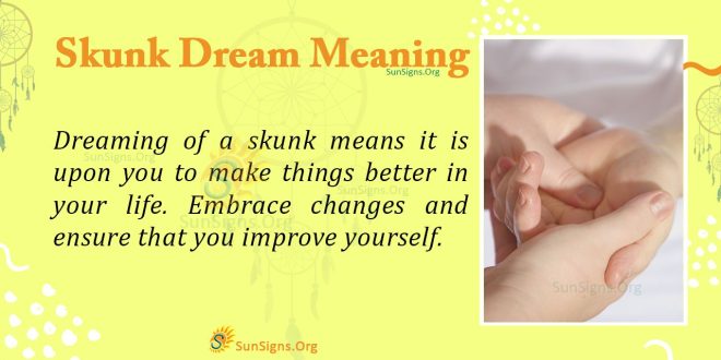 Skunk Dream Meaning