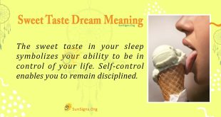 Sweet Taste Dream Meaning