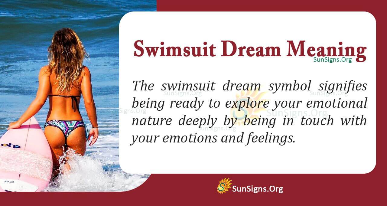 Swimsuit in Your Dream Meaning, Interpretation and Symbolism