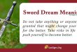 Sword Dream Meaning