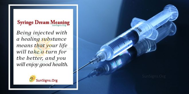 Syringe Dream Meaning