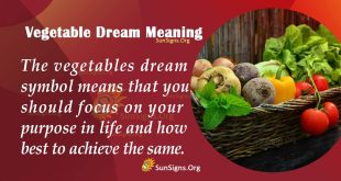 Vegetable Dream Meaning