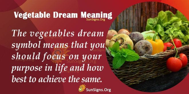 Vegetable Dream Meaning