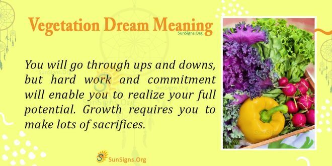 Vegetation Dream Meaning