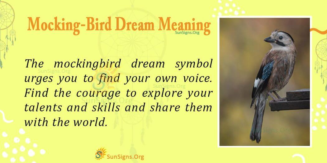 A Mockingbird in Your Dream Meaning, Interpretation and Symbolism