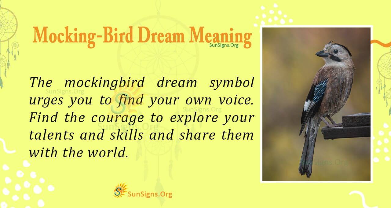 A Mockingbird in Your Dream Meaning, Interpretation and Symbolism