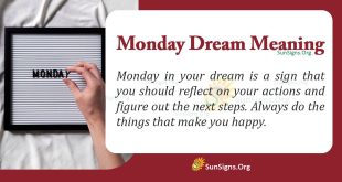 Monday Dream Meaning