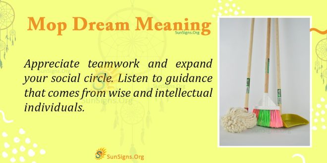 Mop Dream Meaning