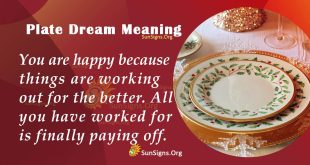 Plate Dream Meaning