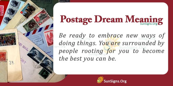 Postage Dream Meaning
