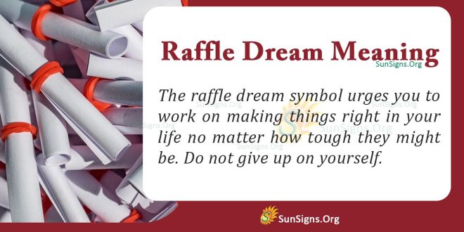 Raffle Dream Meaning