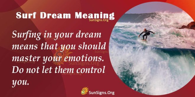 Surf Dream Meaning
