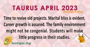 Taurus April Horoscope 2023