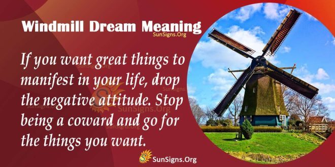 Windmill Dream Meaning