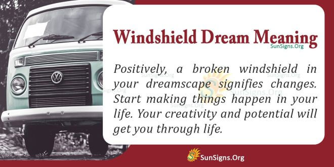 Windshield Dream Meaning