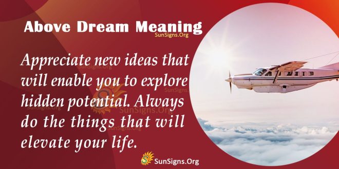 Above Dream Meaning