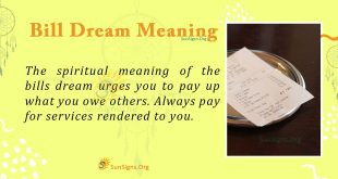 Bill Dream Meaning