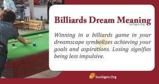 Billiards Dream Meaning