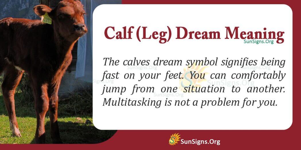 Seeing Leg Calves In A Dream Meaning, Interpretation and Symbolism