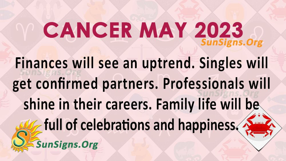 Cancer May Horoscope 2023