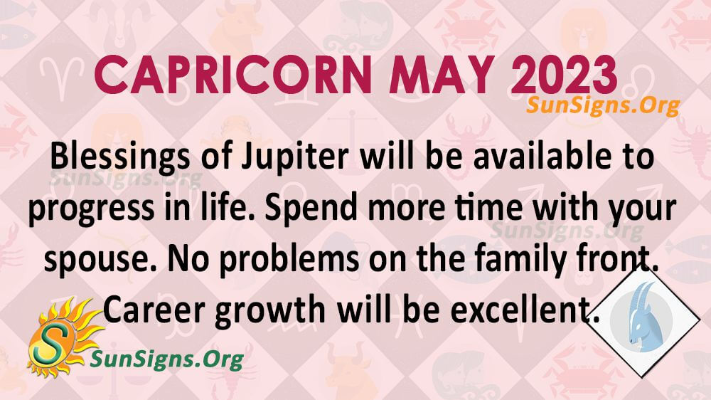 Capricorn May Horoscope 2023