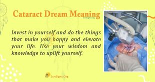 Cataract Dream Meaning