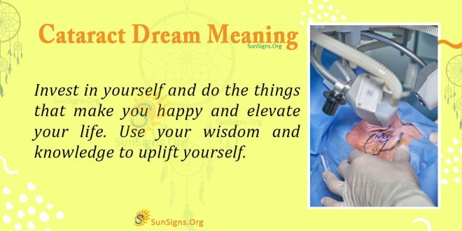 Cataract Dream Meaning