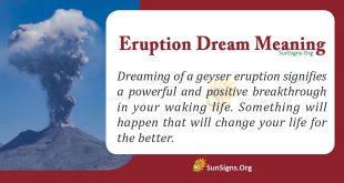 Eruption Dream Meaning