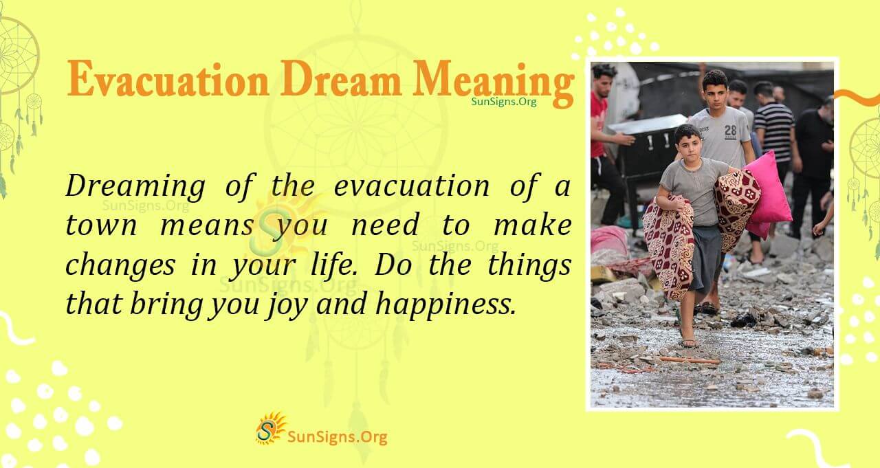 See An Evacuation In Your Dream Meaning, Interpretation And Symbolism