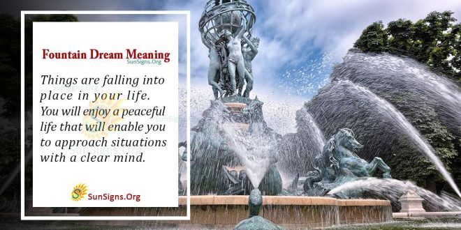 Fountain Dream Meaning
