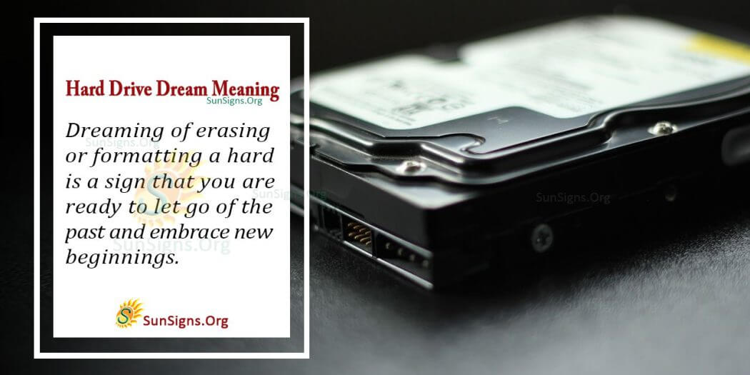 Seeing a Hard Drive in Your Dream Meaning, Interpretation and Symbolism