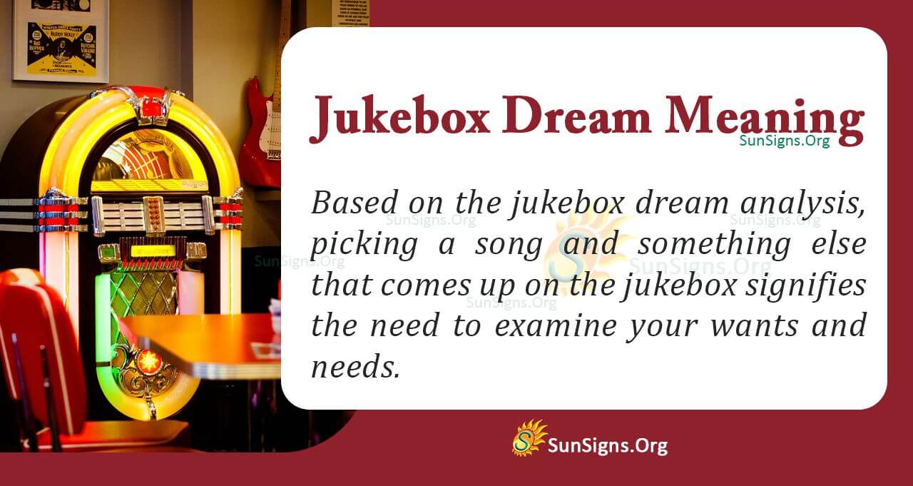 Dream Meaning of Jukebox Interpretation and Symbolism