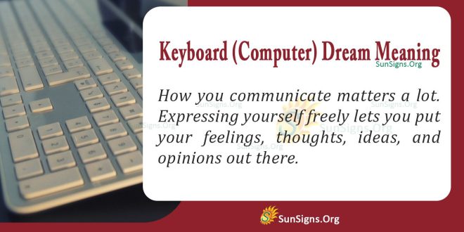 Keyboard (Computer) Dream Meaning