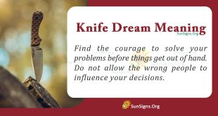 Knife Dream Meaning
