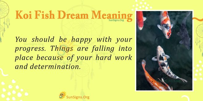 Koi Fish Dream Meaning