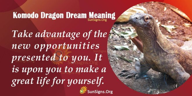 Komodo Dragon Dream Meaning