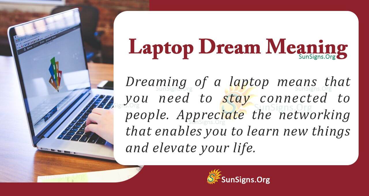 Laptop Dream Symbol Meaning, Interpretation and Symbolism