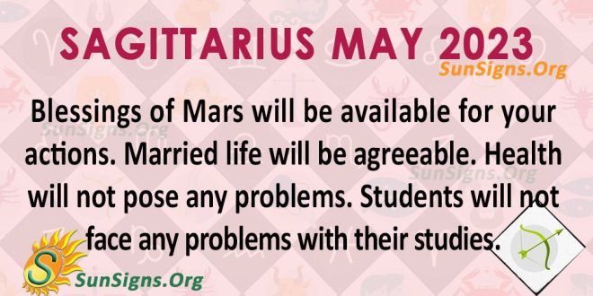 Sagittarius May Horoscope 2023
