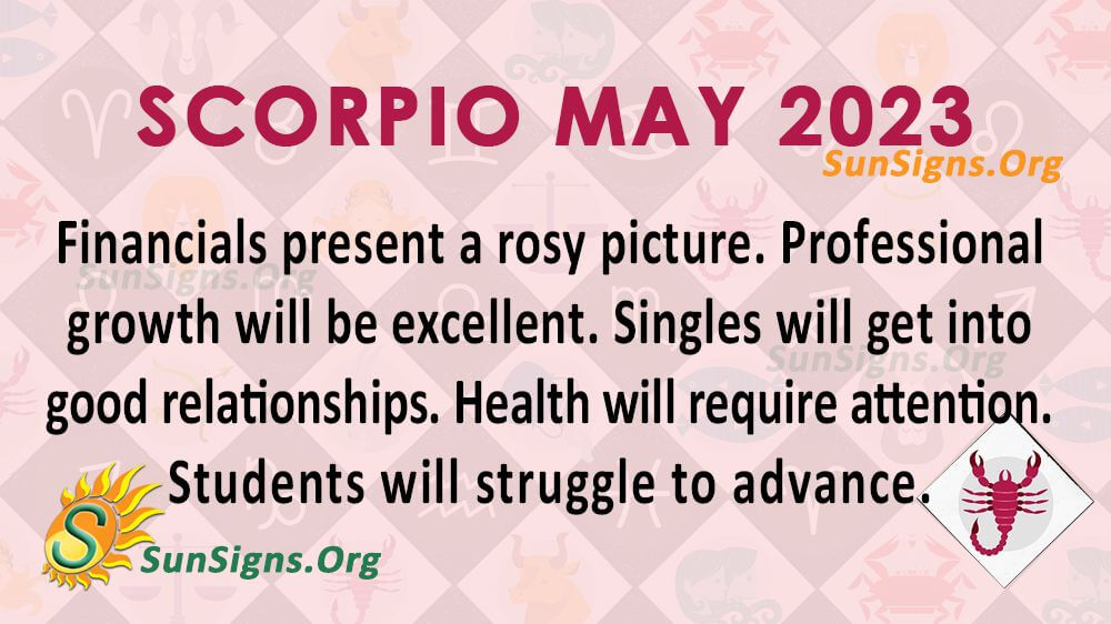 Scorpio May Horoscope 2023