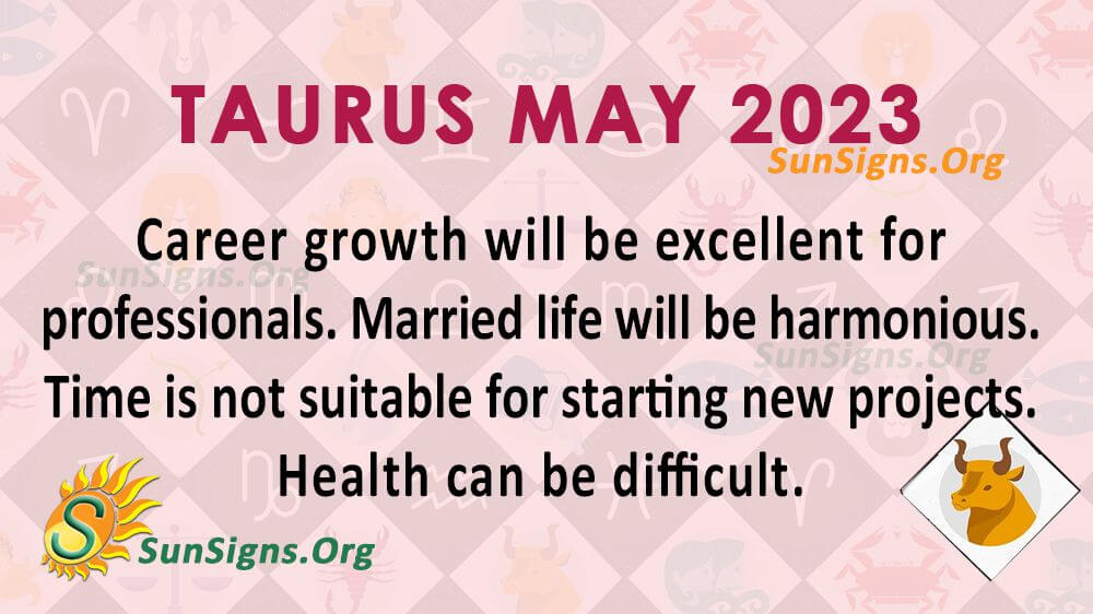 Taurus May Horoscope 2023