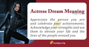 Actress Dream Meaning