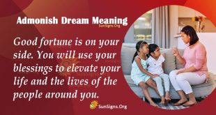 Admonish Dream Meaning