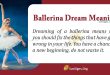 Ballerina Dream Meaning