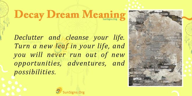 Decay Dream Meaning