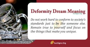 Deformity Dream Meaning