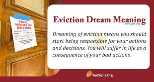 Eviction Dream Meaning