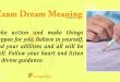 Exam Dream Meaning