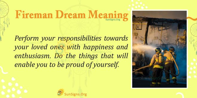 Fireman Dream Meaning