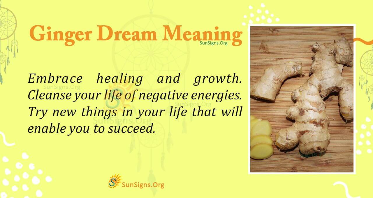 Seeing Ginger In Your Dream Meaning, Interpretation and Symbolism