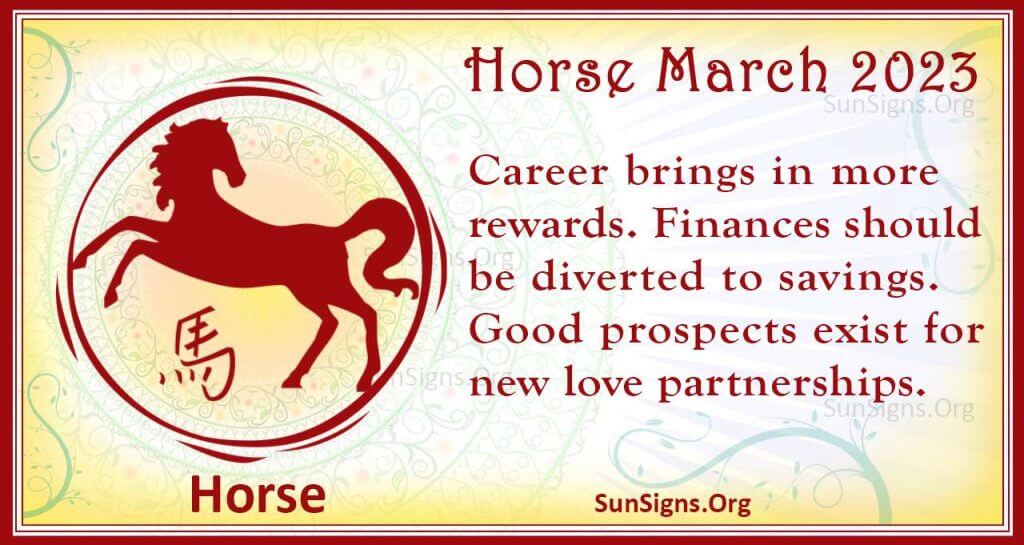 Horse March Horoscope 2023